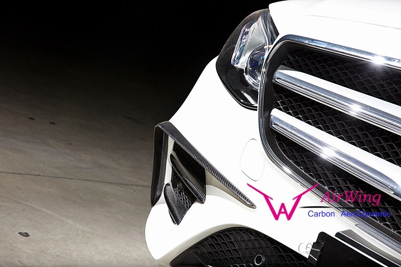 W213 - Future-Design style carbon front Canard (6 pcs) 04